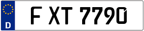 Truck License Plate